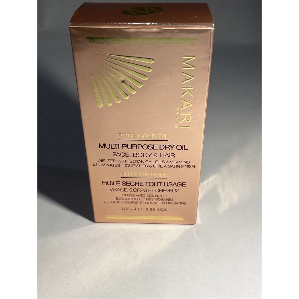 Makari Rose Gold Multi-Purpose Dry Shimmer Oil (3.38 fl oz)